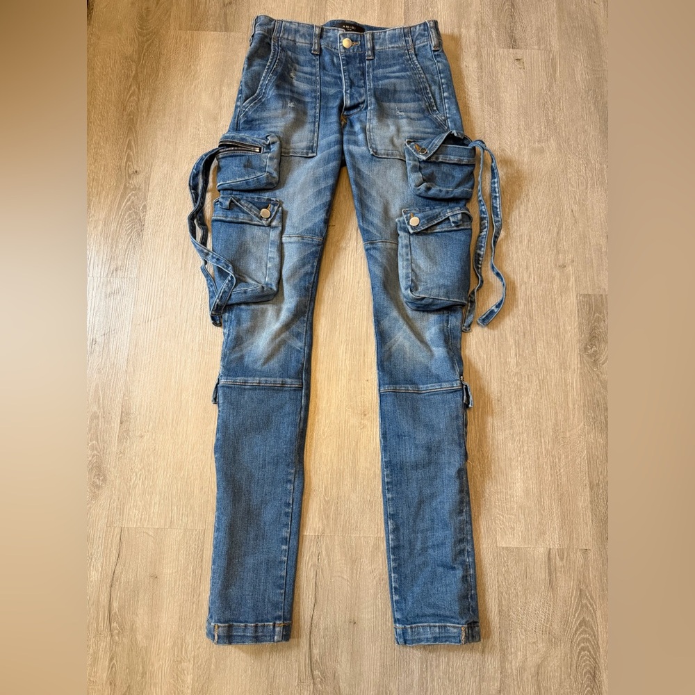 AMIRI Tactical distressed cargo jeans Sz 29